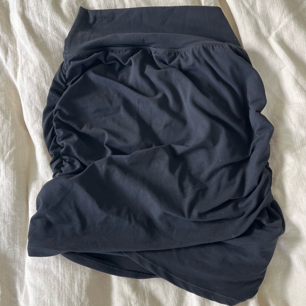 Athleta Black Midi Skort